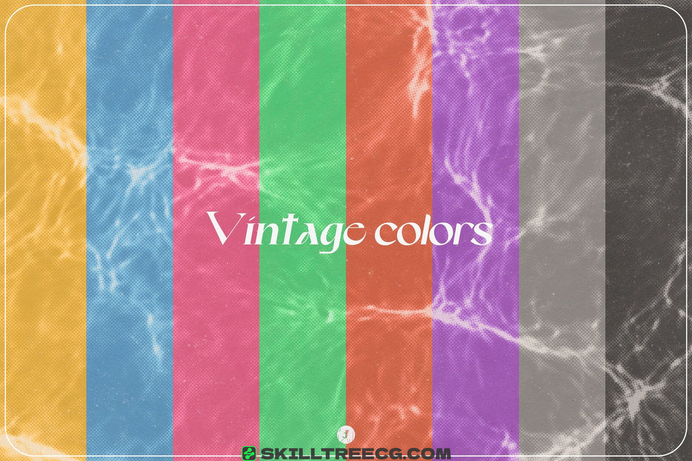 图片[2]-Waves – Vintage Halftone Backgrounds（810453）-技能树